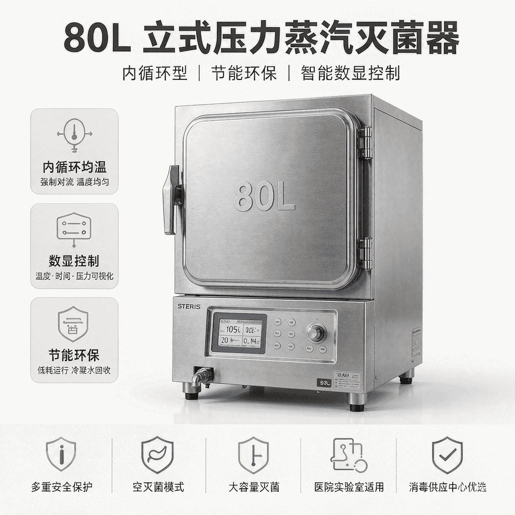 立式压力蒸汽灭菌器（内循环型）YX-80L